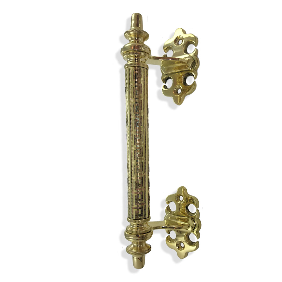 Draghandtaget Slottsskogen i mässing (Låsbolaget 146) (bild för) Draghandtaget Slottsskogen i mässing (Låsbolaget 146)